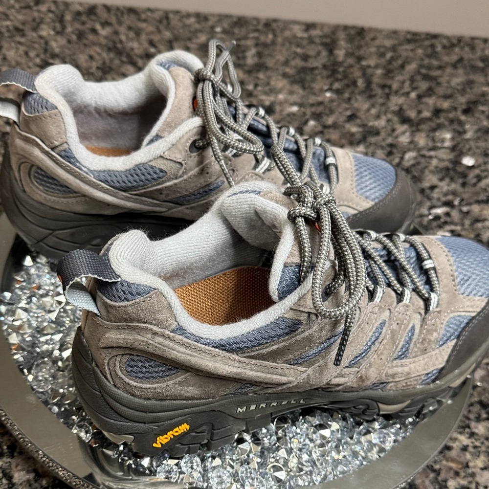Merrell Vibram Gray and Blue Athletic Shoes NWOT 10 - Picture 8 of 17